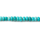 4-5mm Sleeping Beauty Turquoise Faceted Rondelle Beads 15.75 inch 160 pieces - Beadsofcambay.com