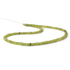 4-5mm Sphene faceted rondelles 18 inch 150 beads AA - Beadsofcambay.com