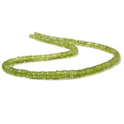 4-6.5mm Afghani Peridot faceted hishi beads 16 inch 260 pieces AA - Beadsofcambay.com