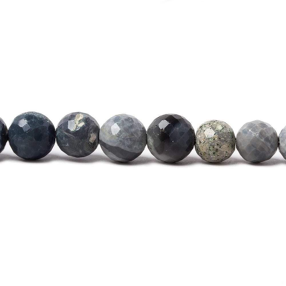 4-6.5mm Australian Opal Faceted Rounds 18 inch 88 beads A Grade - Beadsofcambay.com