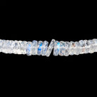 4-6.5mm Rainbow Moonstone Faceted Heshi Beads 10 inch 150 pieces AAA - Beadsofcambay.com