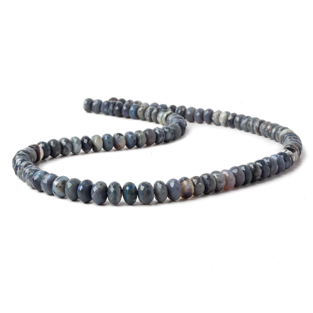 4-6mm Australian Opal Beads Faceted Rondelle Beads 18 inch 125 pcs AA - Beadsofcambay.com