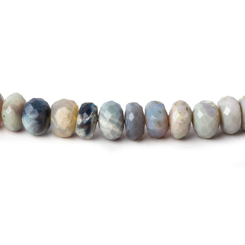 4-6mm Australian Opal Beads Faceted Rondelle Beads 18 inch 125 pcs AA - Beadsofcambay.com