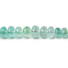 4-6mm Emerald Plain Rondelle Beads 18 inch 154 pieces AAA - Beadsofcambay.com