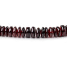 4-6mm Garnet Plain Heshi Beads 16 inch 196 pieces AAA - Beadsofcambay.com