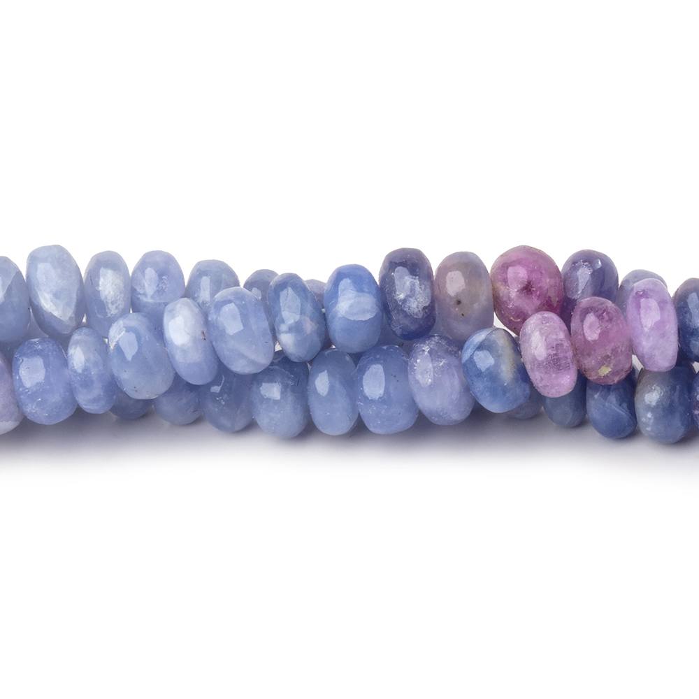 4-6mm Hackmanite Plain Rondelle Beads 18 inch 160 pieces AA - Beadsofcambay.com