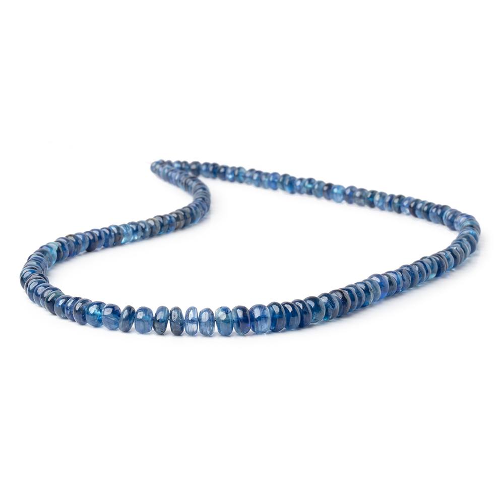 4-6mm Kyanite Plain Rondelle Beads 16 inch 127 pieces AA - Beadsofcambay.com