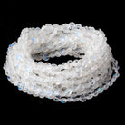 4-6mm Rainbow Moonstone Faceted Coin Beads 15 inch 82 pieces AA - Beadsofcambay.com