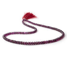4-6mm Rhodolite Garnet plain rondelle beads 18 inch 148 pieces AA - Beadsofcambay.com
