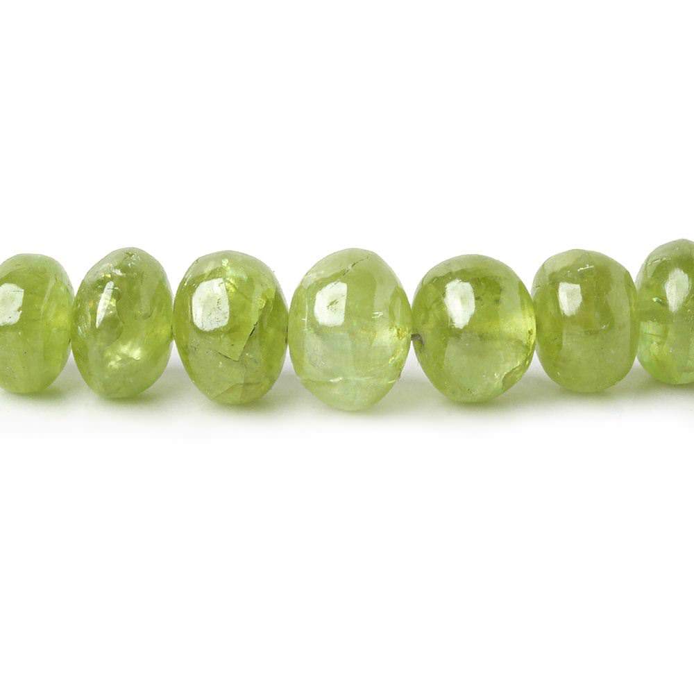 4-7.5mm Grossular Garnet plain rondelles 18 inch 130 beads - Beadsofcambay.com