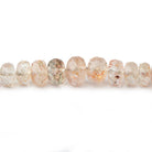 4-7.5mm Oregon Sunstone faceted rondelle beads 18 inch 133 pieces AA - Beadsofcambay.com