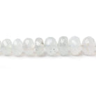 4-7mm Aqua Green Chalcedony faceted rondelles 18 inches 135 beads AA - Beadsofcambay.com