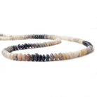 4 - 7mm Australian Opal Plain Rondelle Beads 18 inch 168 pieces - Beadsofcambay.com