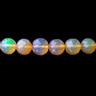 4-7mm Ethiopian Opal Faceted Round Beads 17 inch 97 pieces AAA - Beadsofcambay.com