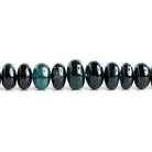 4-7mm Indicolite Tourmaline Plain Rondelle Beads 180 pcs - Beadsofcambay.com
