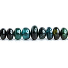 4-7mm Indicolite Tourmaline Plain Rondelle Beads 180 pcs - Beadsofcambay.com