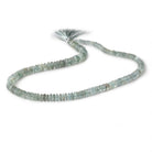 4-6mm Moss Aquamarine German Faceted Rondelle Beads 16 inch 161 pieces - Beadsofcambay.com