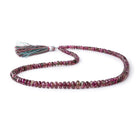 4-7mm Multi Color Rubellite Tourmaline Faceted Rondelles 16 inch 139 Beads AA - Beadsofcambay.com
