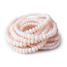 4-7mm Pink Peruvian Opal Plain Rondelle Beads 18 inch 152 pieces AAA - Beadsofcambay.com