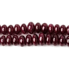 4-7mm Ruby plain rondelle Beads 2 Strands 39 inches - Beadsofcambay.com