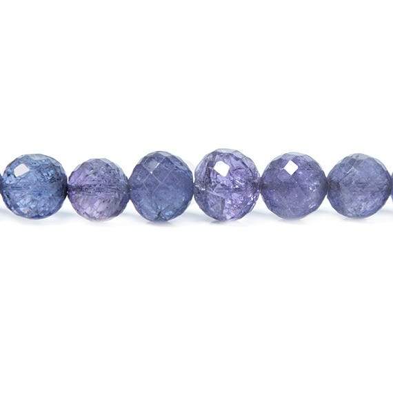 4-7mm Tanzanite faceted round Beads 16 inch 83 pieces - Beadsofcambay.com