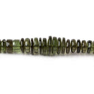 4-8.5mm Moldavite plain heshi beads 17 inch 229 pieces A grade - Beadsofcambay.com