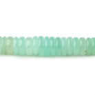 4-8mm Chrysoprase Plain Heshi Beads 18 inch 280 pieces - Beadsofcambay.com