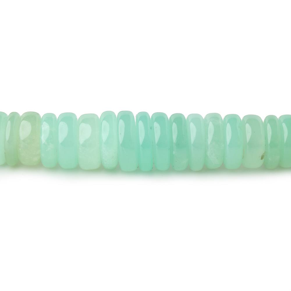 4-8mm Chrysoprase Plain Heshi Beads 18 inch 280 pieces - Beadsofcambay.com