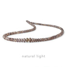 4-8mm Color Change Garnet Faceted Rondelle Beads 15 inch 158 pieces - Beadsofcambay.com