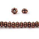 5x3mm Antiqued Copper Spacer Beads 8 inch 59 pieces - BeadsofCambay.com