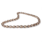 8.5x6.3-12.5x8mm Smoky Quartz faceted olive Beads 16.5 inches 40 pieces - BeadsofCambay.com