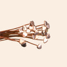 Beadsofcambay 3" length Copper Headpin Heart 22 Guage 22 pcs per bag View 1