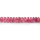 2.5-4.5mm Pink Tourmaline Faceted Rondelle Beads 16 inch 187 pieces - BeadsofCambay.com