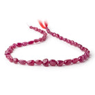 6x5-11x9mm Ruby Plain Nugget Beads 16 inch 48 pieces AA - BeadsofCambay.com