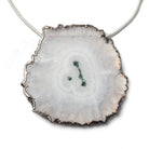 40x40-42x42mm Black Gold Leafed Solar Quartz Slices AAA Grade 4 pieces - Beadsofcambay.com