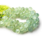 7-8mm Prehnite Candy Kiss Beads 8 inch 42 pieces - BeadsofCambay.com