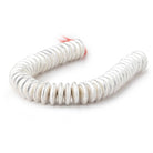 14mm Sterling Silver Plated Copper Brushed Disc Beads 8 inch 44 pieces - BeadsofCambay.com