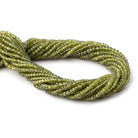 3-4mm Idocrase Faceted Rondelle Beads 14.5 inch 126 pieces AA - BeadsofCambay.com