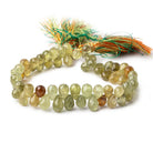 7x5-8x6mm Grossular Garnet Faceted Tear Drop Beads 7 inch 64 pieces - BeadsofCambay.com