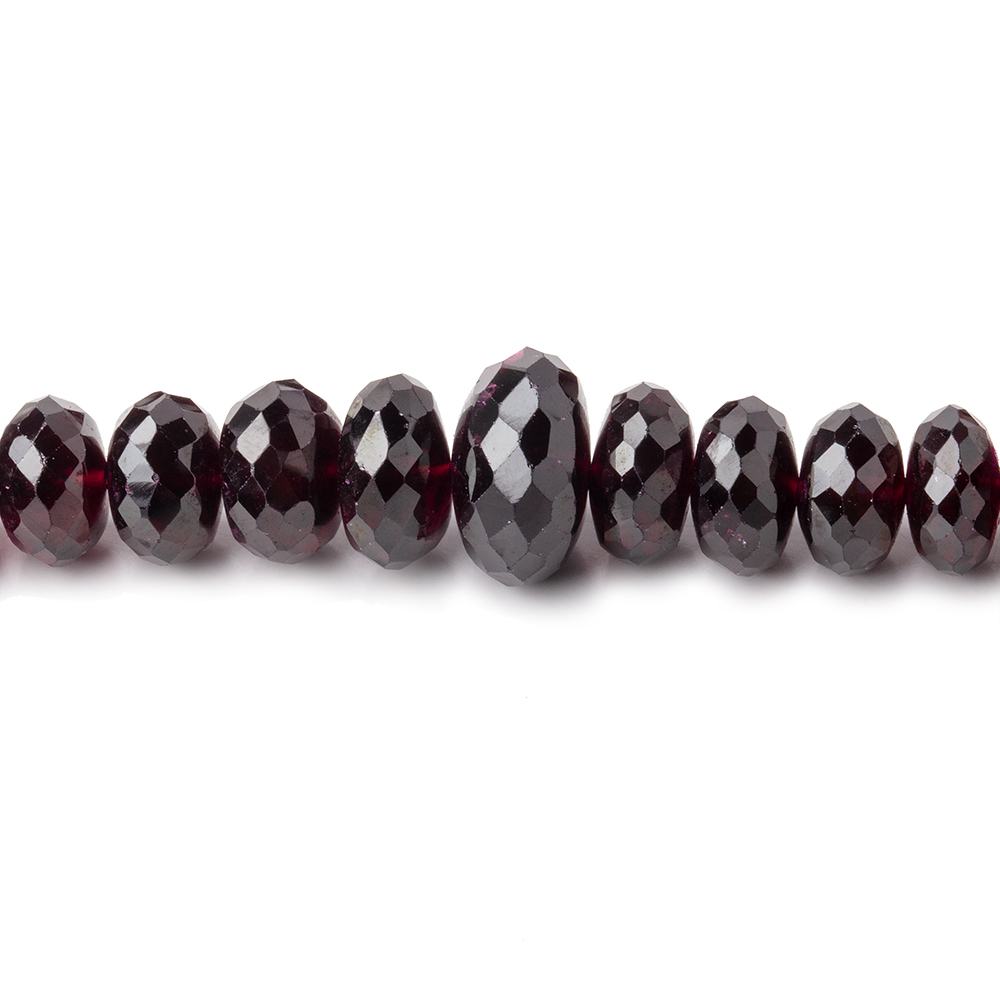 Garnet - Faceted Rondelles