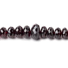 6-9mm Rhodolite Garnet faceted round and rondelle beads 16 inch 92 pieces AAA