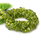 6-6.5mm Peridot Faceted Candy Kiss Beads 8.5 inch 62 pieces View 2