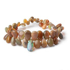 5x3-15x8mm Golden Ethiopian Opal Plain Pear Beads 8 inch 55 pieces AA Grade - BeadsofCambay.com