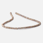 5mm Khaki Green 2.5mm Large Hole Off Round Pearls 15 inch 115 Beads - BeadsofCambay.com