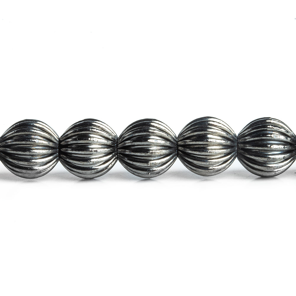 Beadsofcambay Black Gold Plated Beads