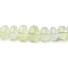 4.5-10mm Prehnite Plain Rondelle Beads 16 inch 90 pieces - Beadsofcambay.com