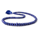 4.5-11.5mm Lapis Lazuli Faceted Rondelle Beads 16.5 inch 98 pieces - Beadsofcambay.com