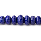 4.5-11.5mm Lapis Lazuli Faceted Rondelle Beads 16.5 inch 98 pieces - Beadsofcambay.com