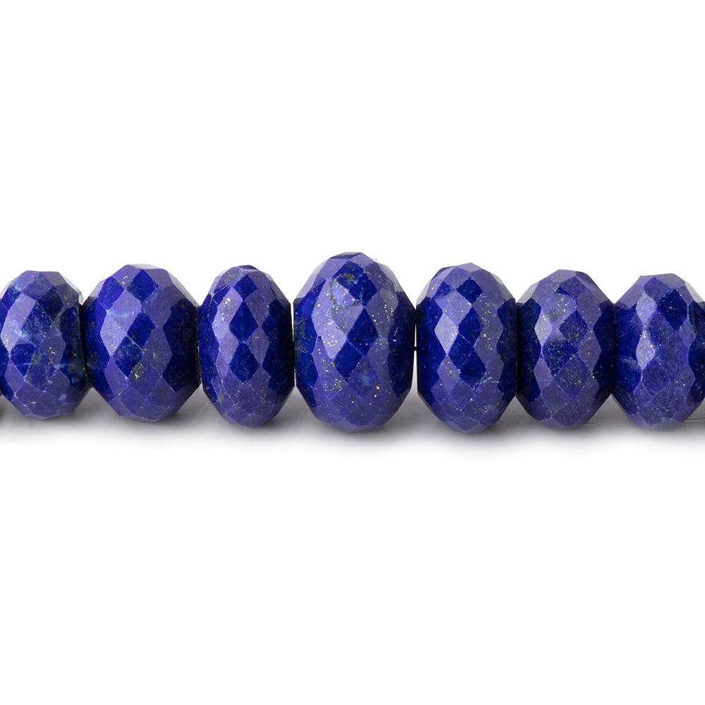 4.5-11.5mm Lapis Lazuli Faceted Rondelle Beads 16.5 inch 98 pieces - Beadsofcambay.com