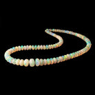 4.5-11mm Ethiopian Opal Faceted Rondelle Beads 16 inch 108 pieces AAA - Beadsofcambay.com